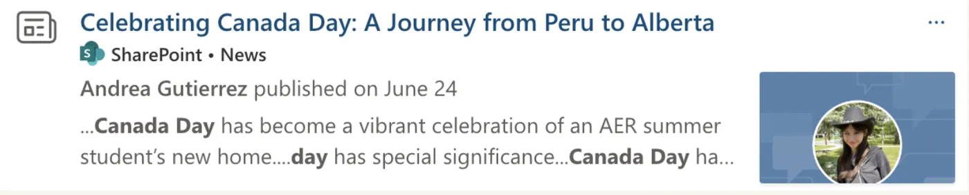 Celebrating Canada Day: A Journey from Peru to Alberta, published by Andrea Gutierrez